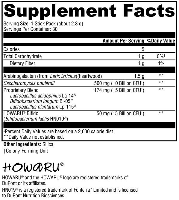 Yeast Support Probiotic Powder