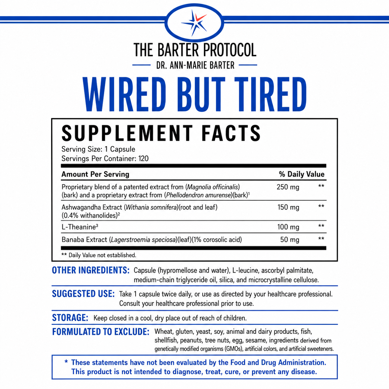 Stress Support Supplement Kit for Adults